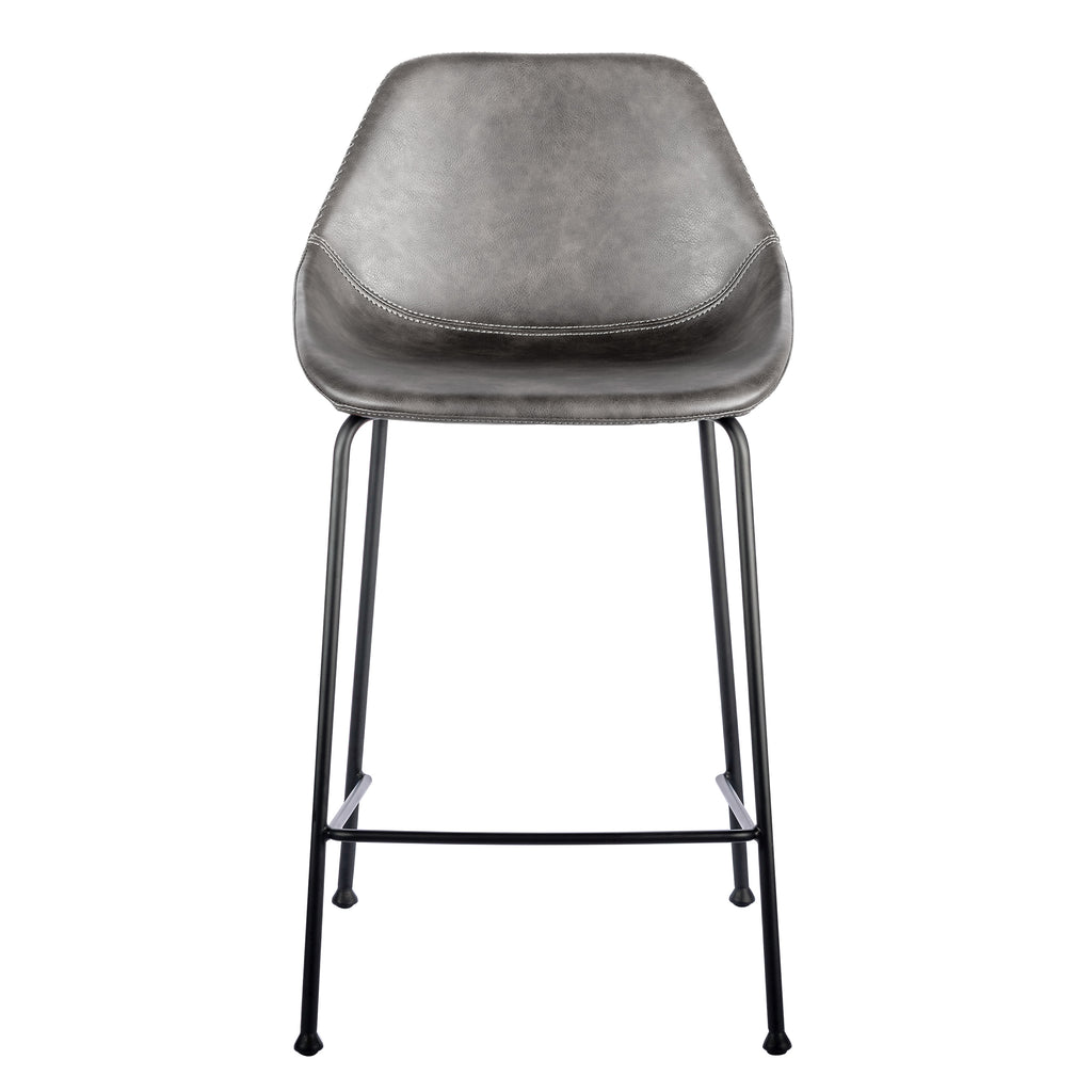 Corinna Counter Stool - Dark Grey,Set of 2