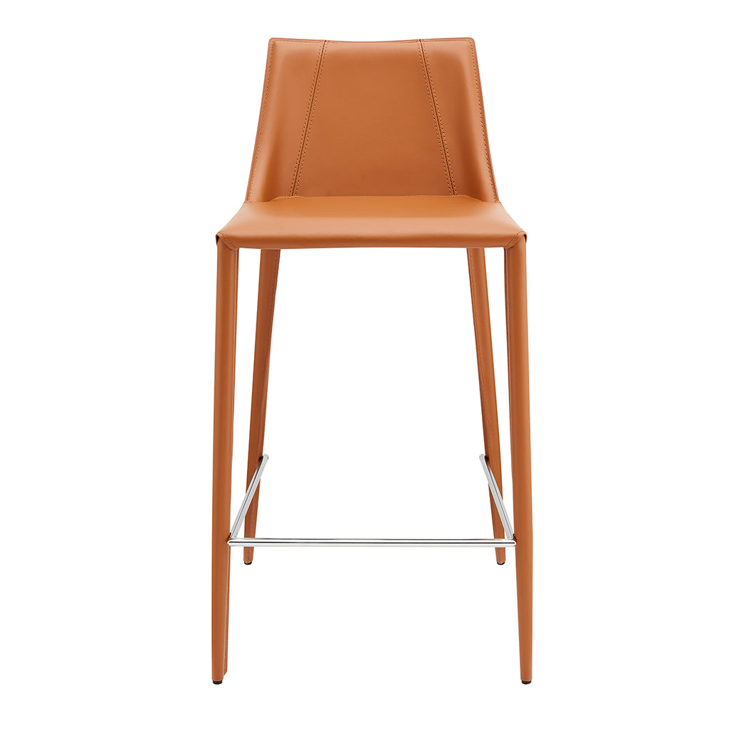 Kalle Counter Stool - Cognac,Set of 2