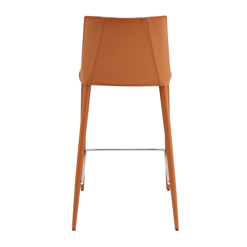 Kalle Counter Stool - Cognac,Set of 2