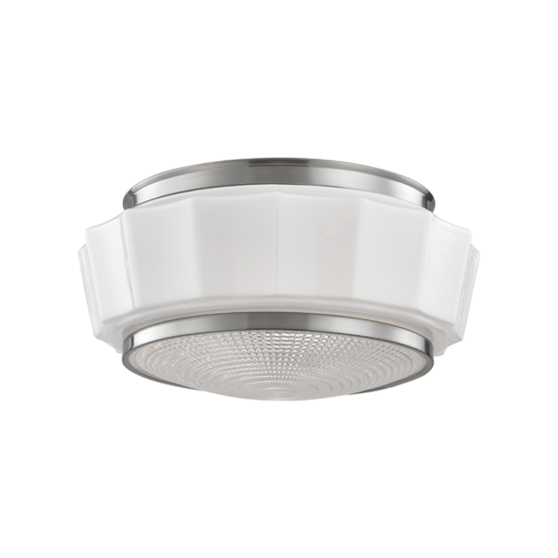 Odessa Flush Mount 6" - Satin Nickel