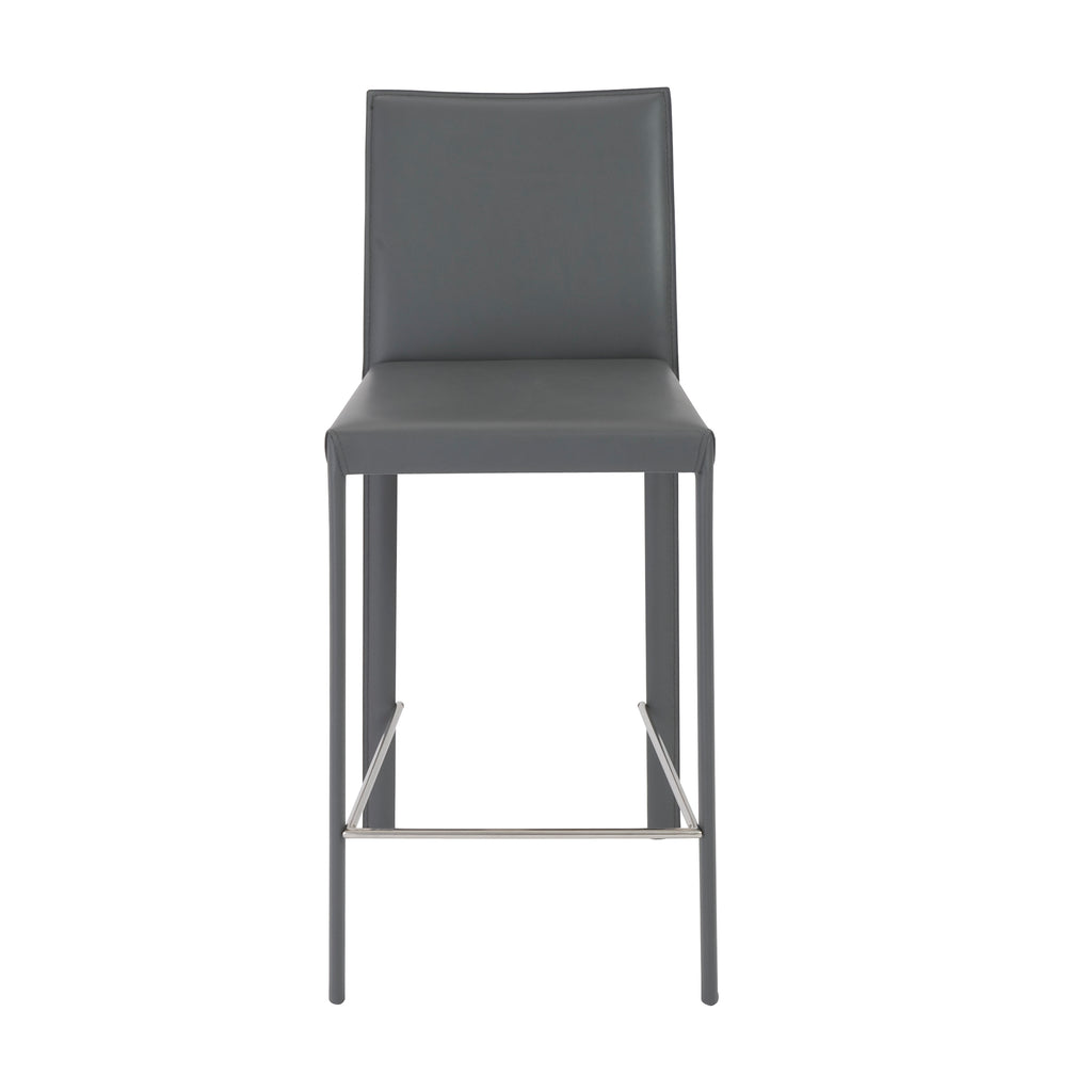 Hasina Counter Stool - Grey,Set of 2