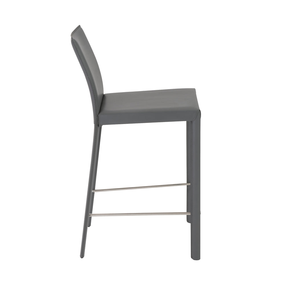 Hasina Counter Stool - Grey,Set of 2