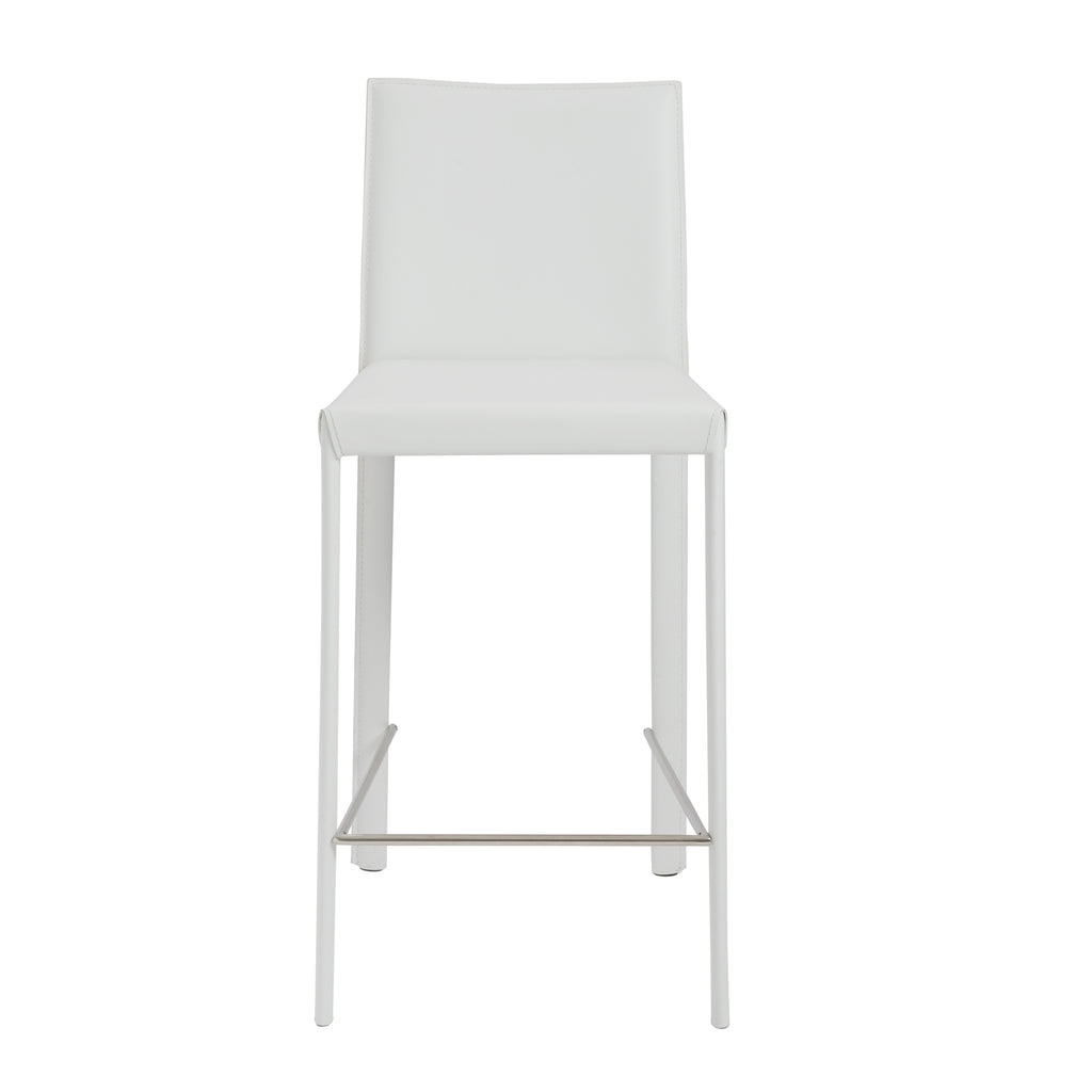 Hasina Counter Stool - White,Set of 2