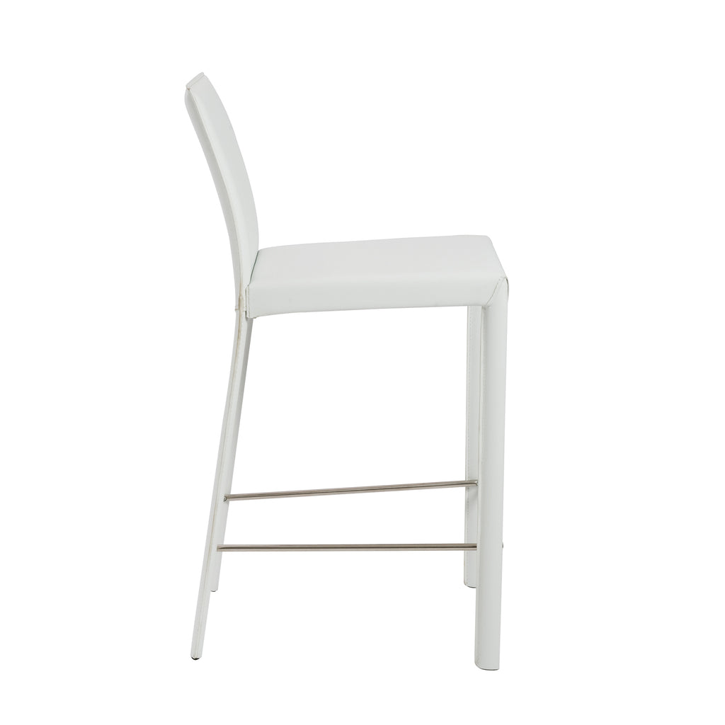 Hasina Counter Stool - White,Set of 2