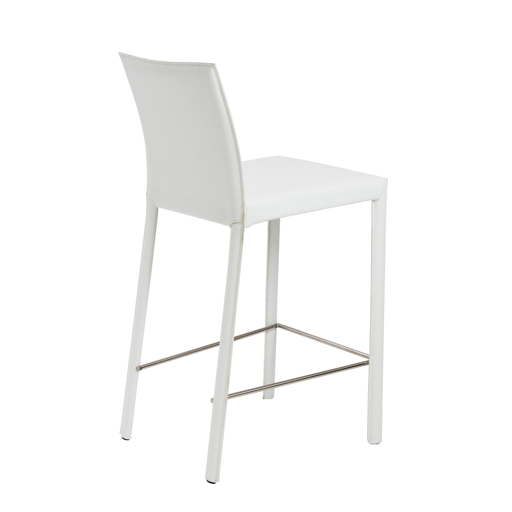 Hasina Counter Stool - White,Set of 2