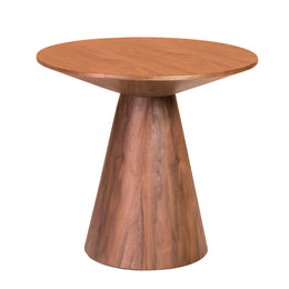 Wesley 24-inch Side Table - Walnut Veneer