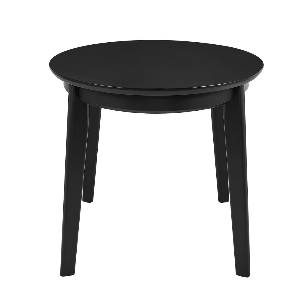Atle Oval Dining Table - Matte Black