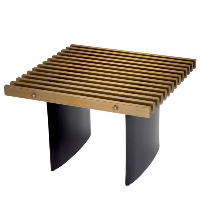 Side Table Vauclair Brushed Brass Finish