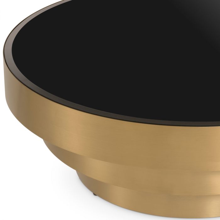 Coffee Table Sinclair Brushed Brass Finish