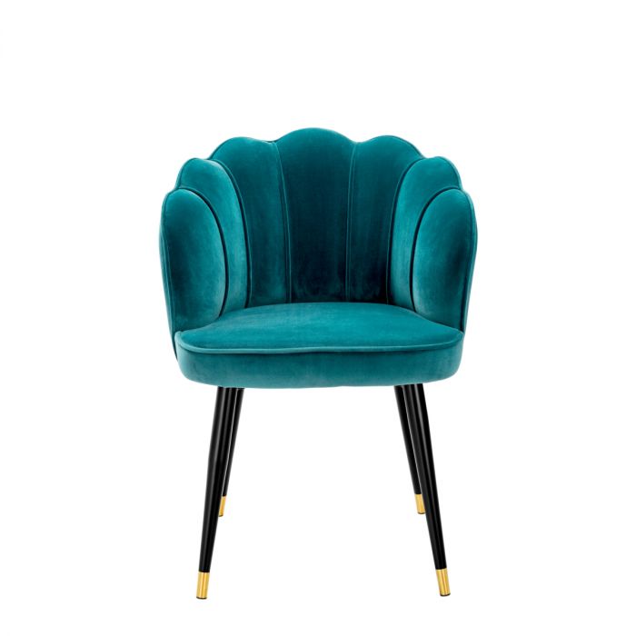 Dining Chair Bristol Savona Sea Green Velvet