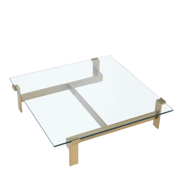 Coffee Table Maxim Brushed Brass Finish