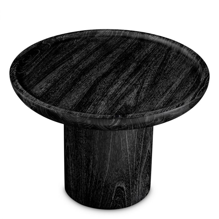 Side Table Rouault Charcoal Grey Veneer