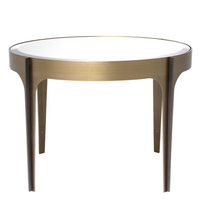 Side Table Artemisa Brushed Brass Finish