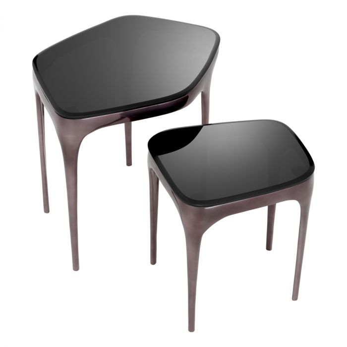 Side Table Deacon Black Nickel Finish