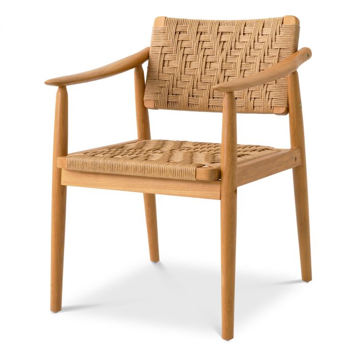 Outdoor Dining Chair Coral Bay Natural Teak Set Of 2