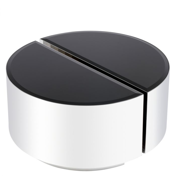 Side Table Astra Polished Stainless Steel Set Of 2