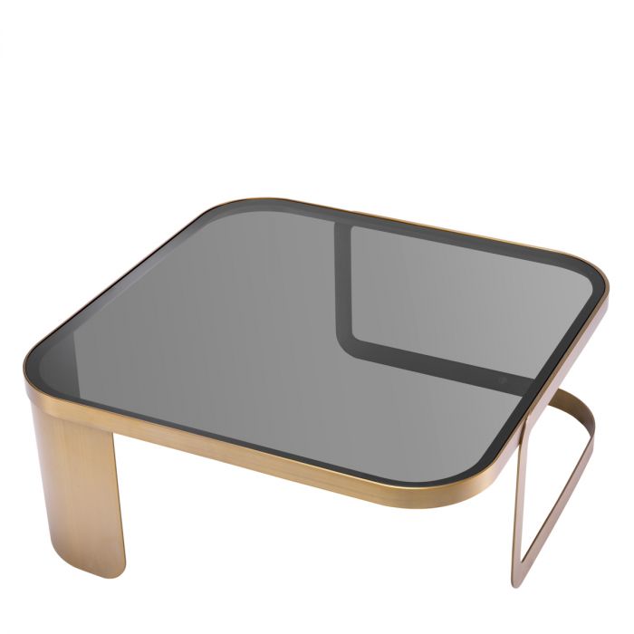 Coffee Table Numa Brushed Brass Finish