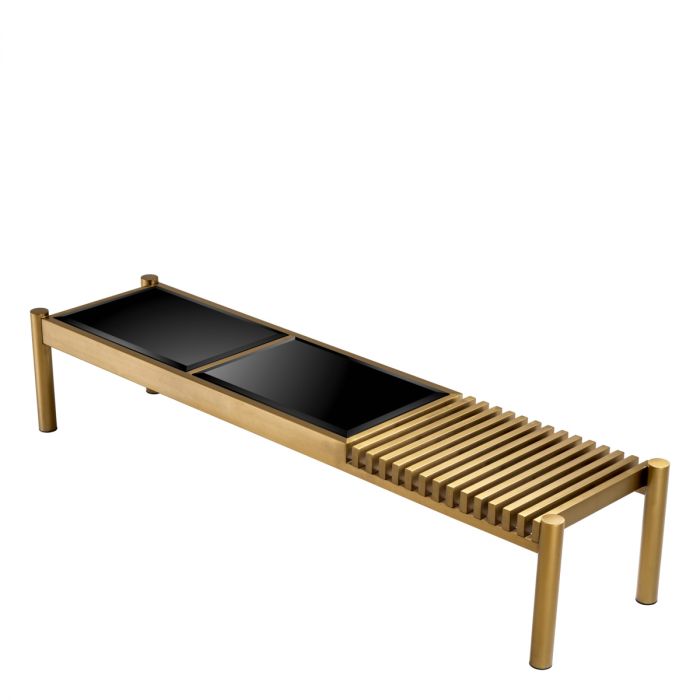 Coffee Table Bibi Brushed Brass Finish