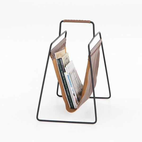 Aesop Magazine Rack-Patina Brown by Four Hands