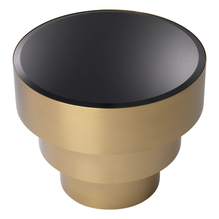 Side Table Sinclair Brushed Brass Finish