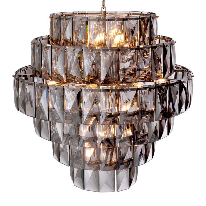 Chandelier Amazone Large Smoke Glass