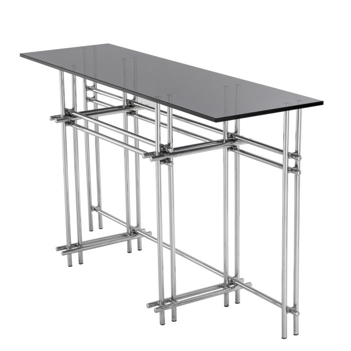 Console Table Quinn Polished Stainless Steel