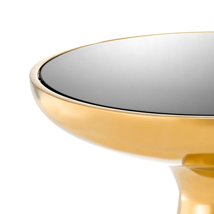 Side Table Lindos Low Gold Finish