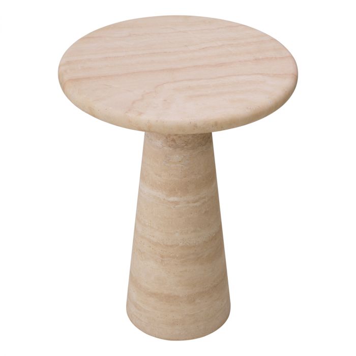 Side Table Adriana Large Travertine