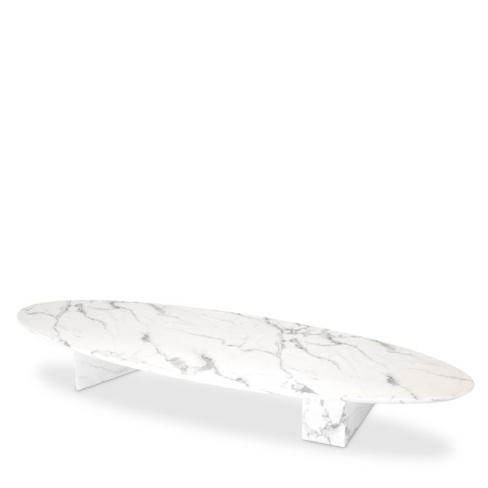 Coffee Table Aurore White Faux Marble