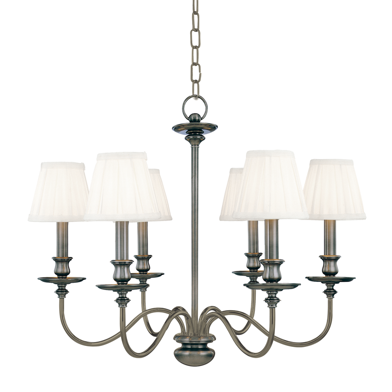 Menlo Park Chandelier 20" - Antique Nickel