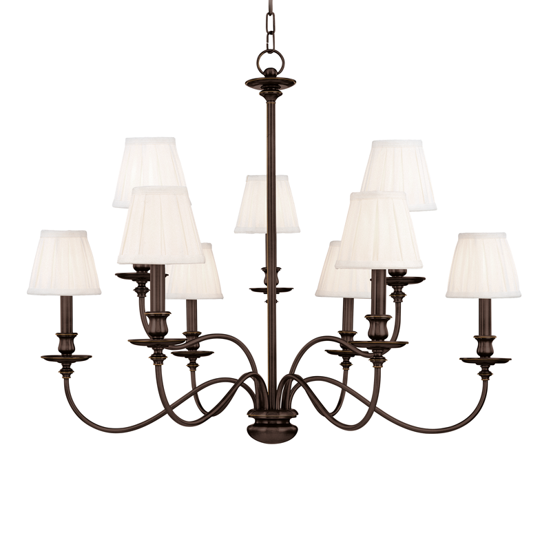 Menlo Park Chandelier 27" - Old Bronze