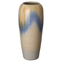 Tall Vase, Falling Rain 15x35"H