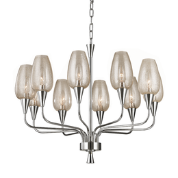 Longmont Chandelier 20" - Polished Nickel