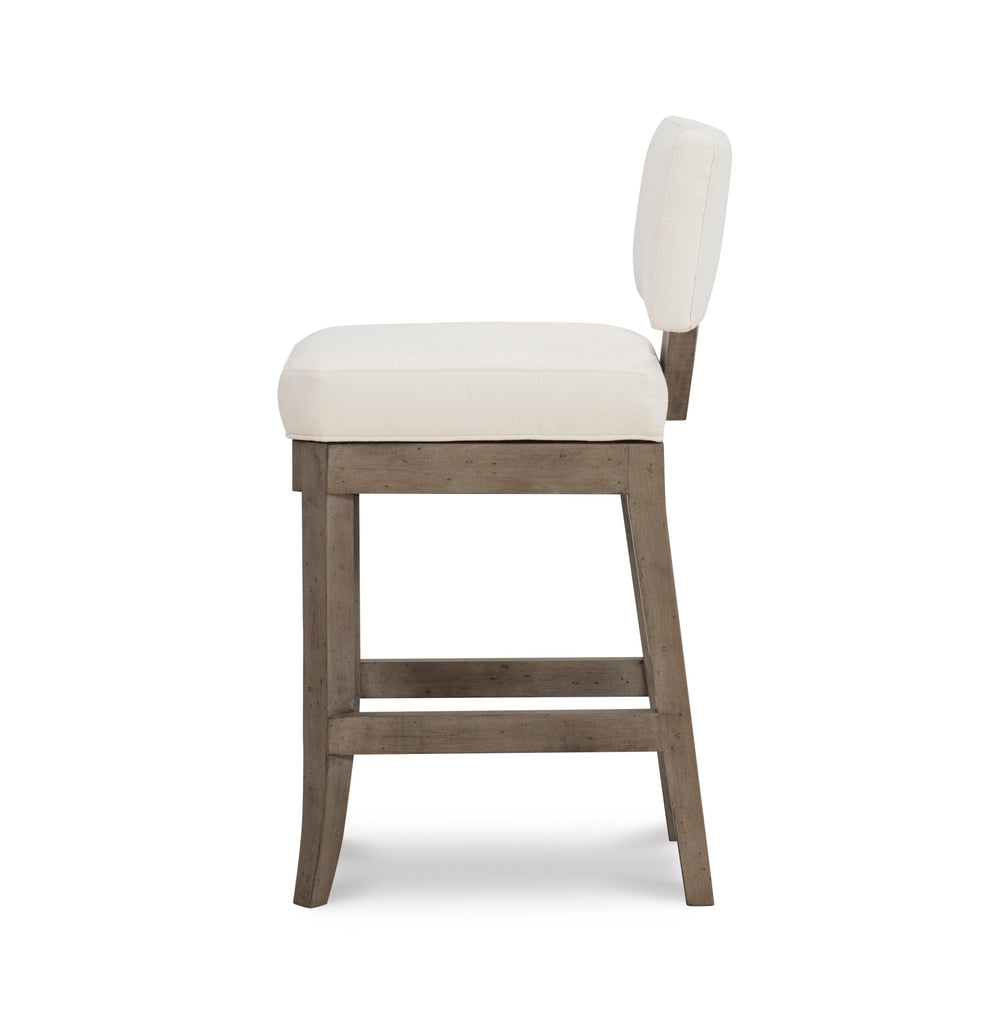 Abbey Swivel Counter Stool, Fabric