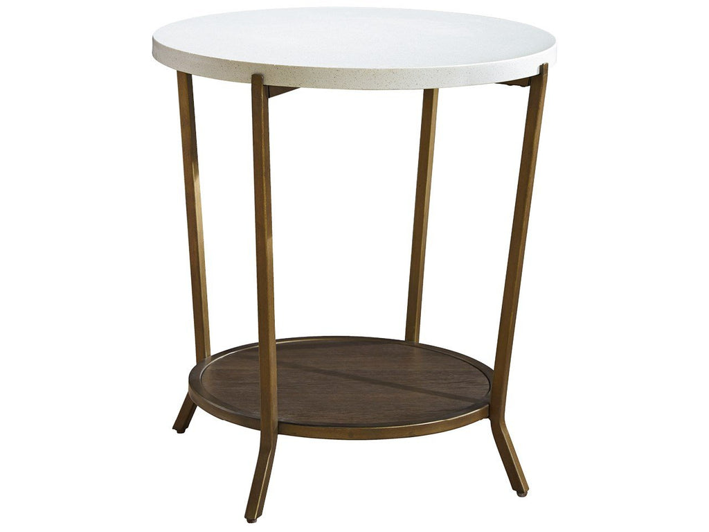 Playlist Round End Table