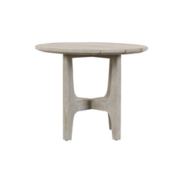 Dawn 23.5" Outdoor Round Coffee Table Gray
