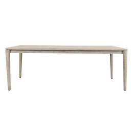 Aria 86" Outdoor Dining Table Gray