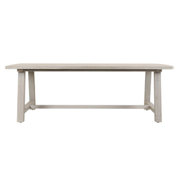 Agnes 94" Outdoor Dining Table Gray