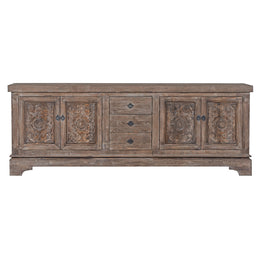 Amita 3Dwr 4Dr Sideboard Brown Stone