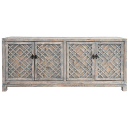 Antigua 4Dr Sideboard Distressed Blue