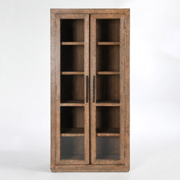 Alida Tall Cabinet Antique Brown