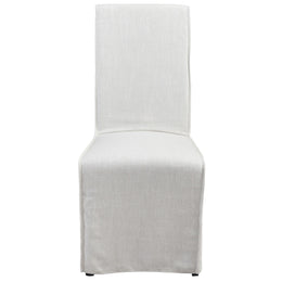 Jordan Upholstered Dining Chair White