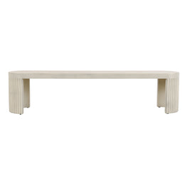 Wave 79" Outdoor Bench