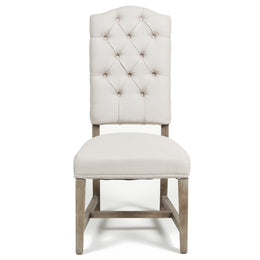 Ava Upholstered Dining Chair Beige