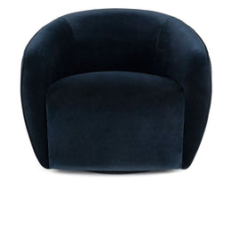 Harper Swivel Accent Chair Midnight Blue