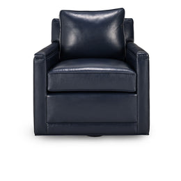 Clark Swivel Accent Chair Indigo MX