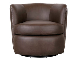 Bronson Swivel Accent Chair Tobacco MX