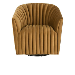 Arline Swivel Accent Chair Bronze