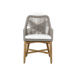 Marley Outdoor Dining Chair Gray