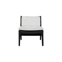 Agnes Outdoor Accent Chair Black